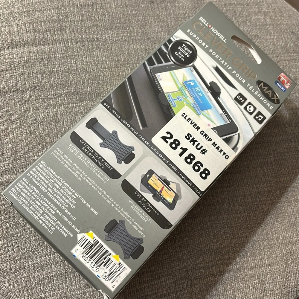 Bell+Howell Clever Grip Max Portable Phone Mount